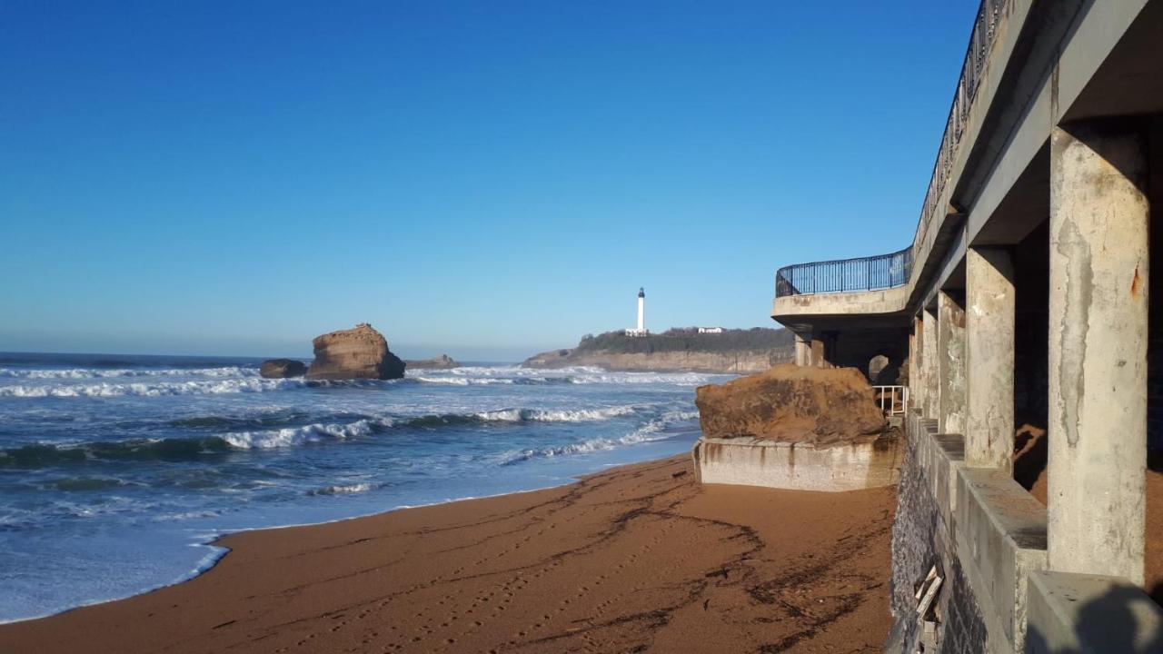 Studio Et Piscine Sur La Grande Plage Biarritz Dış mekan fotoğraf