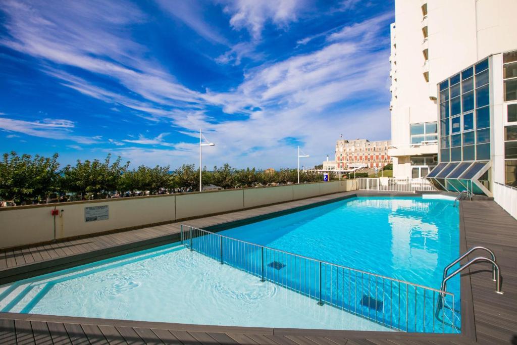 Studio Et Piscine Sur La Grande Plage Biarritz Dış mekan fotoğraf